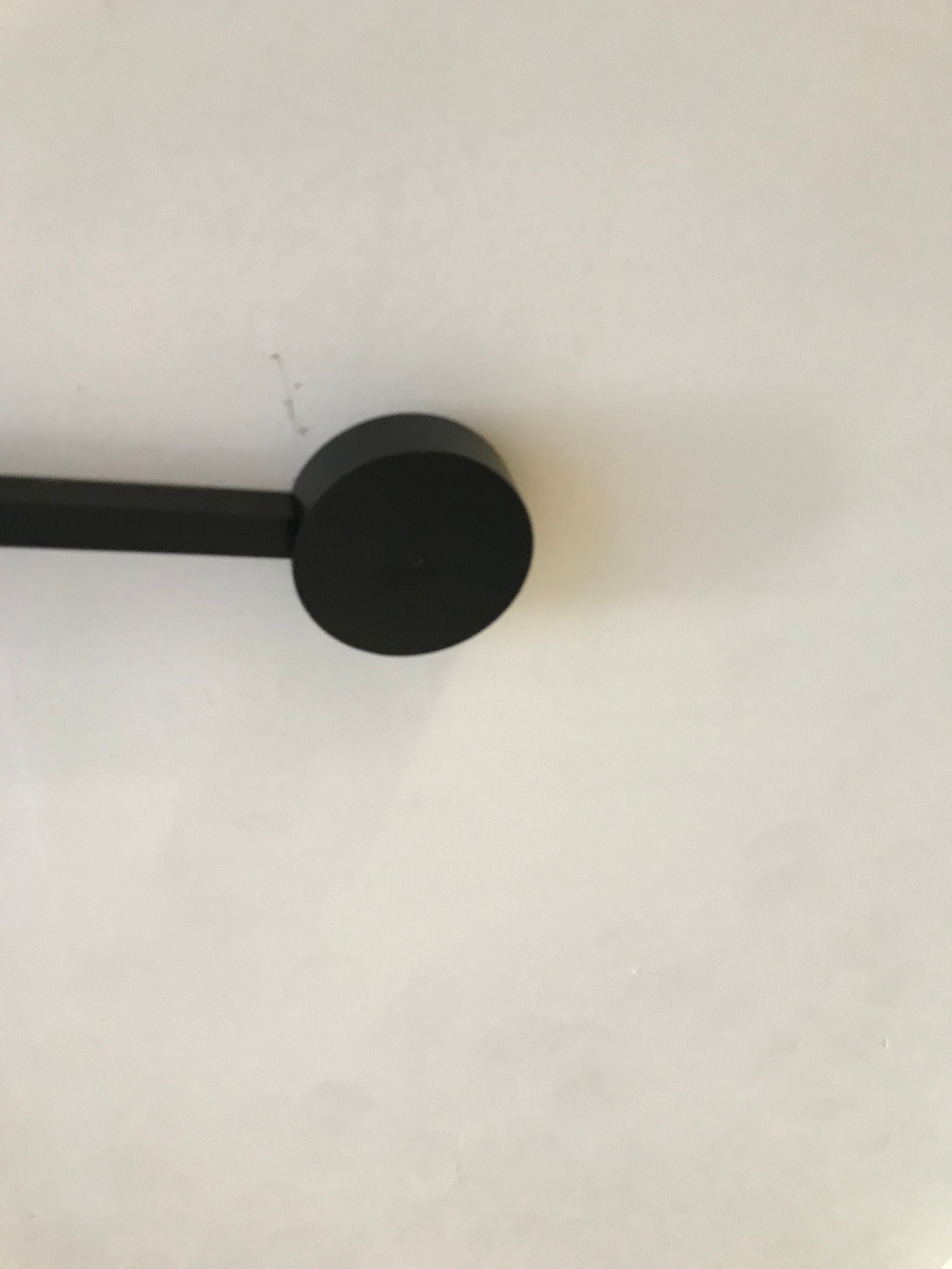 Modern Track light Black with Walnut