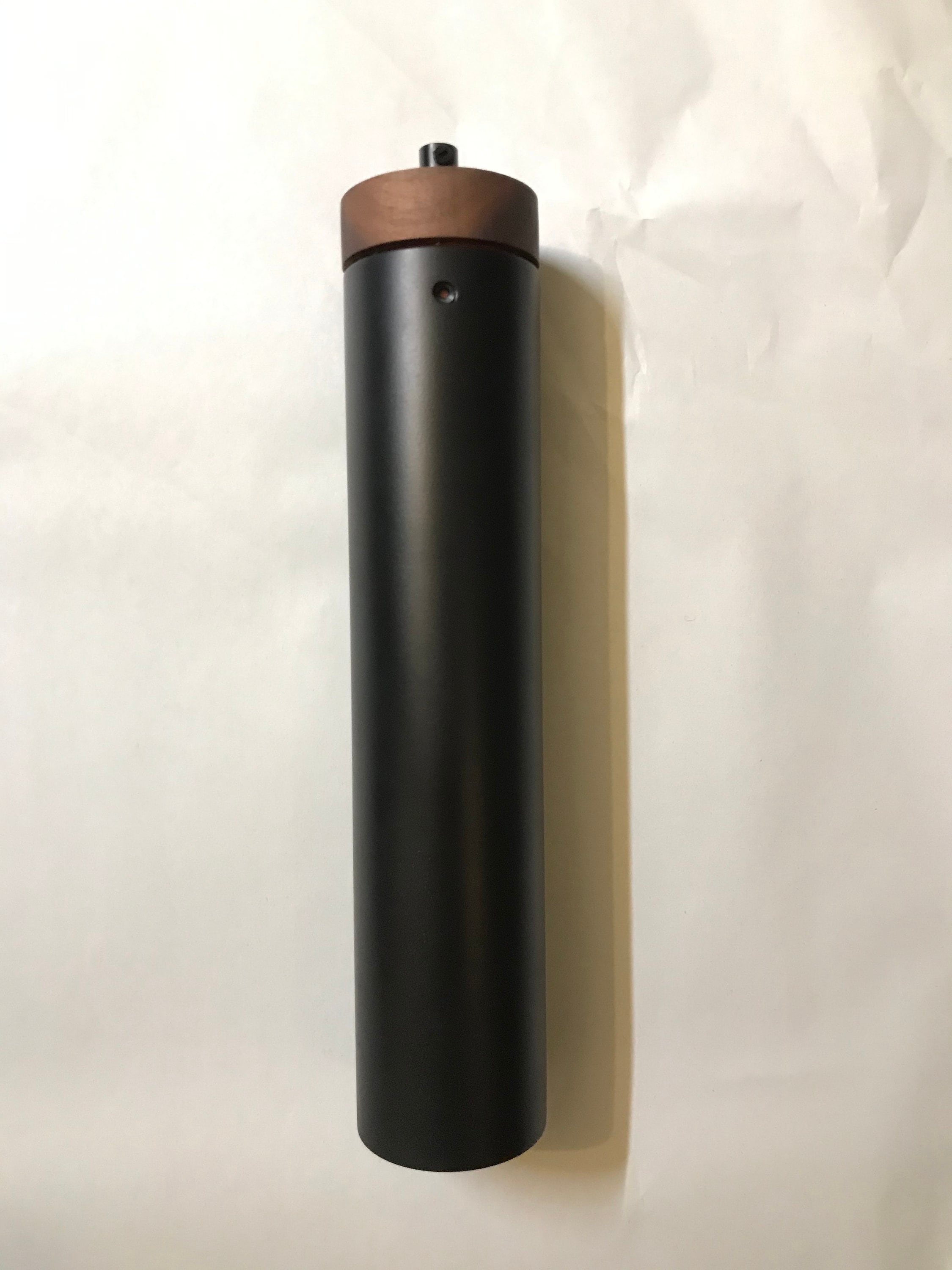 Modern Track light Black with Walnut