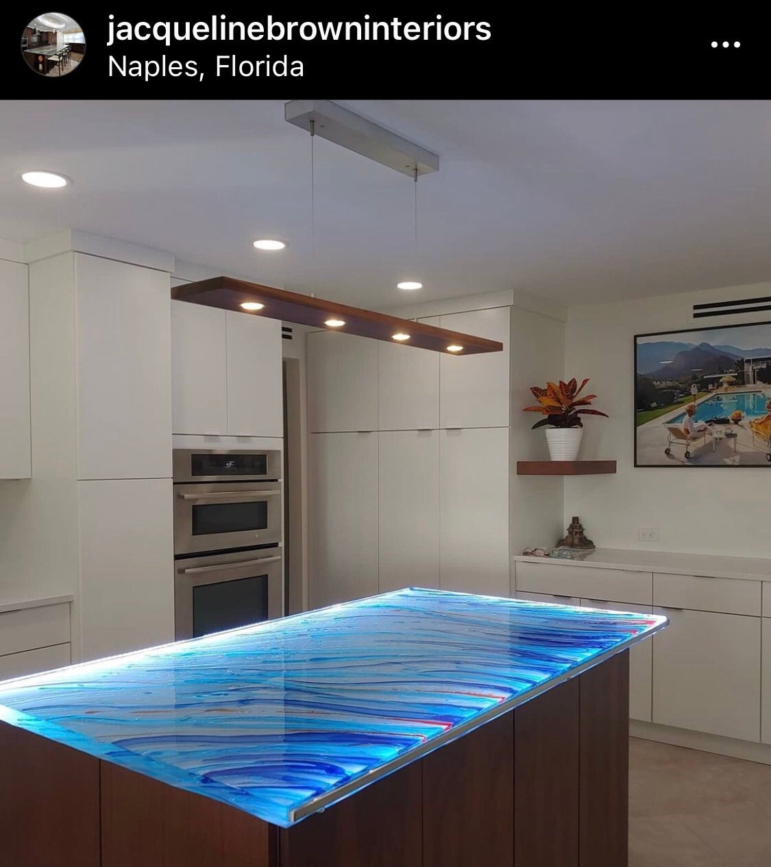 48 inch Linear Chandelier: Dark Walnut & Aluminum Modern Pendant
